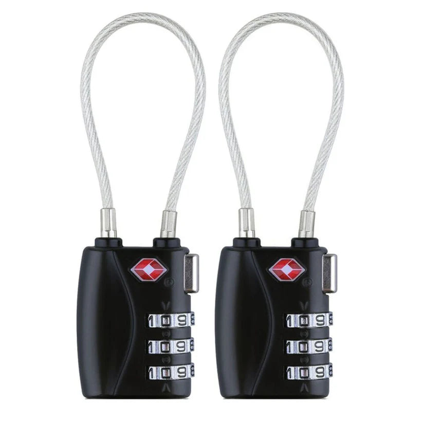 TSA Security 3 Combination Travel Suitcase Code Lock Padlock Luggage Bag Ausie Sales