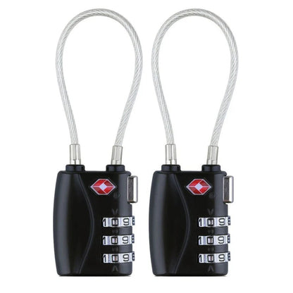 TSA Security 3 Combination Travel Suitcase Code Lock Padlock Luggage Bag Ausie Sales