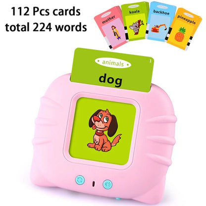 Talking Flash Cards For Toddlers Toy For Kids Preschool Words Learning Cards - Ausie Sales