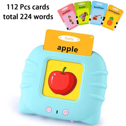 Talking Flash Cards For Toddlers Toy For Kids Preschool Words Learning Cards - Ausie Sales