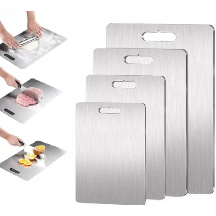 Titanium Cutting Board Double-Sided Chopping Boards for Kitchen Camping Ausie Sales