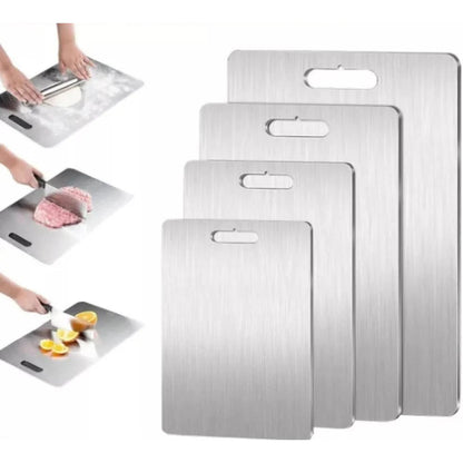 Titanium Cutting Board Double-Sided Chopping Boards for Kitchen Camping Ausie Sales