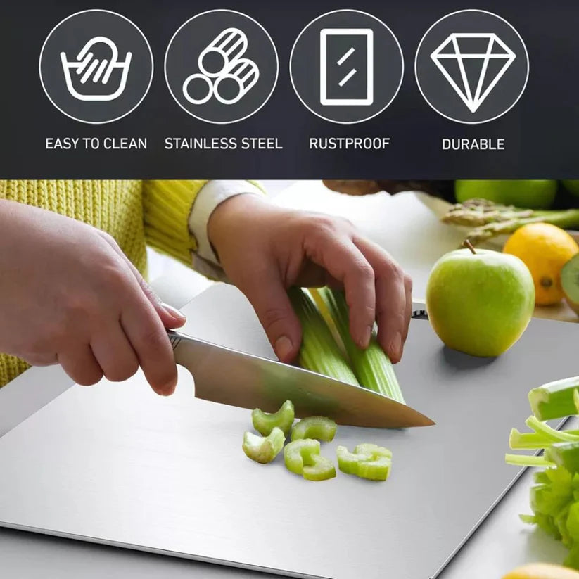 Titanium Cutting Board Double-Sided Chopping Boards for Kitchen Camping Ausie Sales