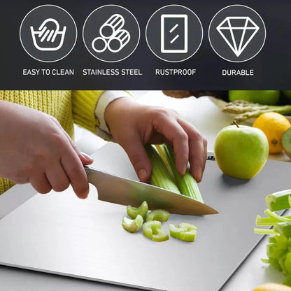 Titanium Cutting Board Double-Sided Chopping Boards for Kitchen Camping Ausie Sales