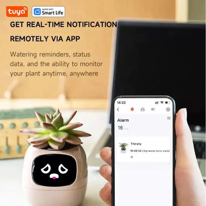 Tuya Ivy Smart Planter: AI Plant Care, Endless Fun, 7 Sensors, 49 Expressions Ausie Sales
