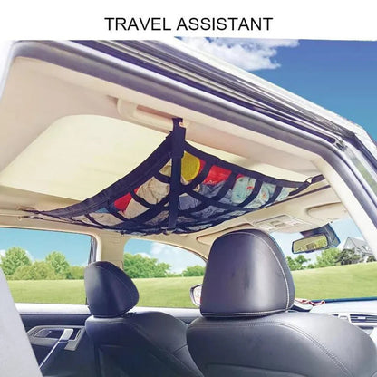 Universal Car Ceiling Storage Net Bag Car Roof Cargo Net Mesh Campervan Storage Ausie Sales