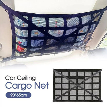 Universal Car Ceiling Storage Net Bag Car Roof Cargo Net Mesh Campervan Storage Ausie Sales