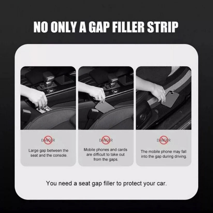 Universal Car Seat Gap Filler Spacer Safe Soft Auto PU Holster Blocker Pads AU Ausie Sales