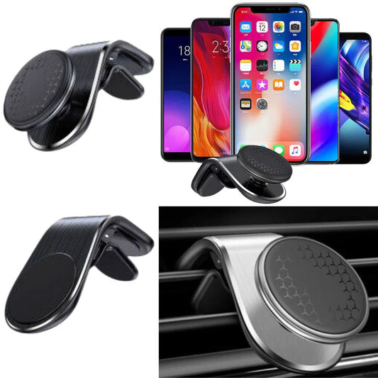 Universal Magnetic Car Phone Holder Stand Adjustable GPS Holder Clip Air Vent Ausie Sales