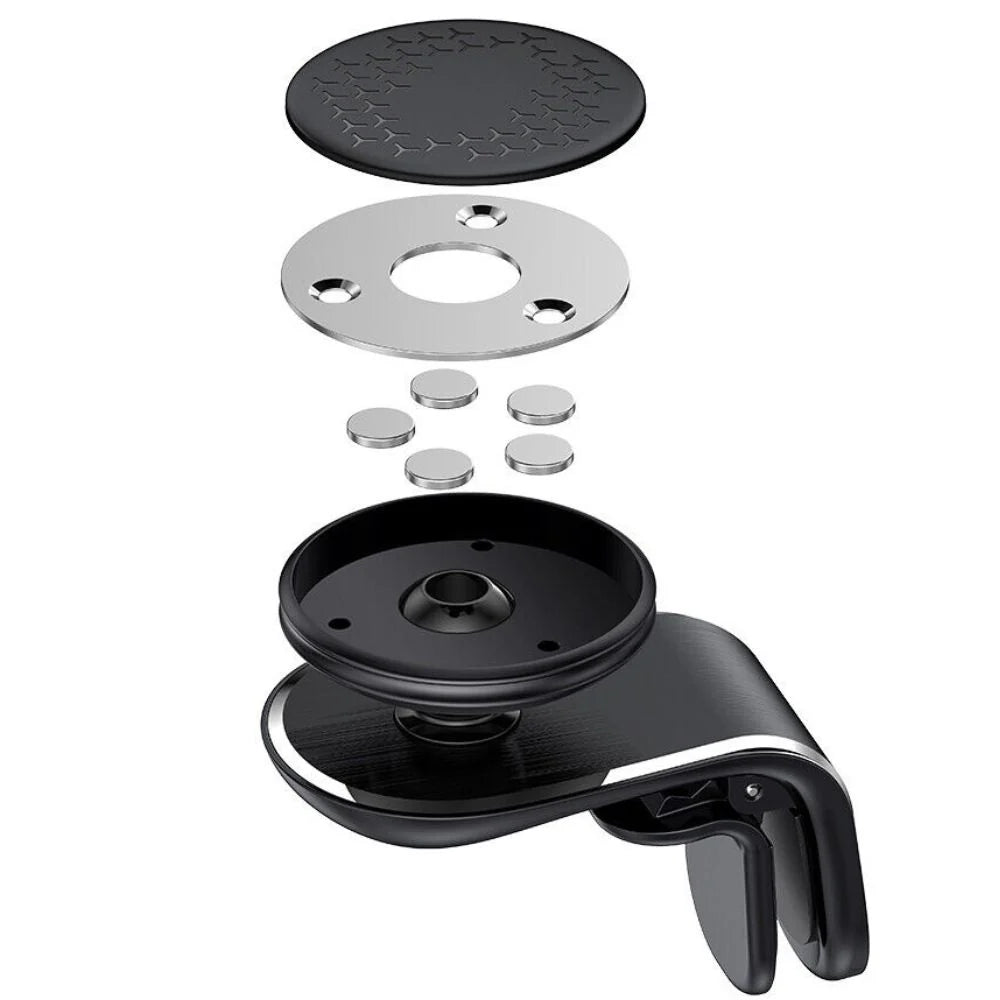 Universal Magnetic Car Phone Holder Stand Adjustable GPS Holder Clip Air Vent Ausie Sales