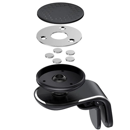 Universal Magnetic Car Phone Holder Stand Adjustable GPS Holder Clip Air Vent Ausie Sales