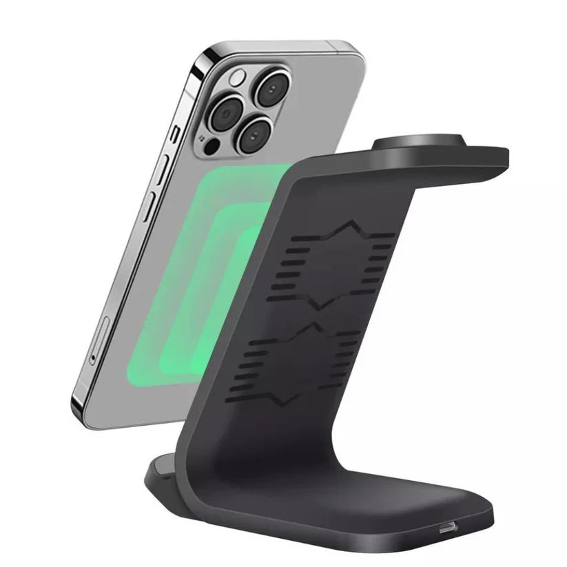 Wireless Charger Dock Charging Station 3 in 1 For Apple Watch iPhone SE-15 AirPods Ausie Sales