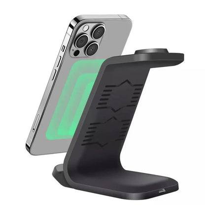 Wireless Charger Dock Charging Station 3 in 1 For Apple Watch iPhone SE-15 AirPods Ausie Sales