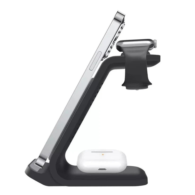 Wireless Charger Dock Charging Station 3 in 1 For Apple Watch iPhone SE-15 AirPods Ausie Sales