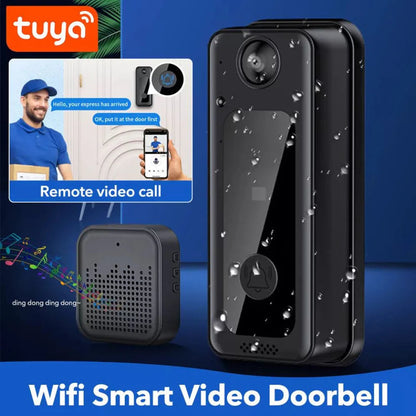 Wireless Doorbell Smart Intercom Security Camera Phone Video Door Bell Ring WiFi Ausie Sales