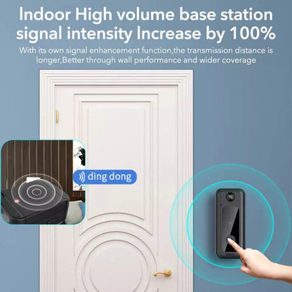 Wireless Doorbell Smart Intercom Security Camera Phone Video Door Bell Ring WiFi Ausie Sales