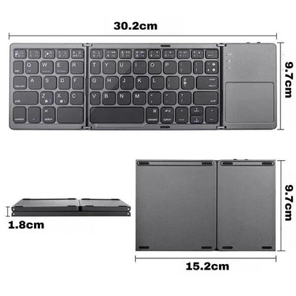 Wireless Mini Slim Bluetooth Keyboard Touchpad for iPad iPhone Android Windows Ausie Sales