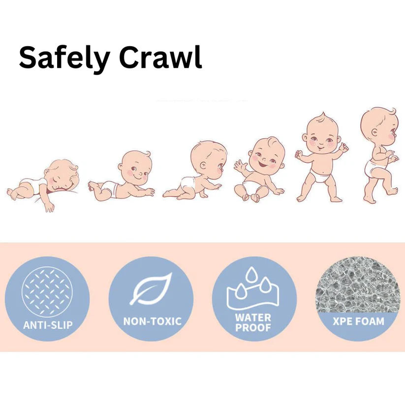XPE Foam Kids Play Mat Baby Crawling Pad Floor Foldable Non-slip Carpet Ausie Sales