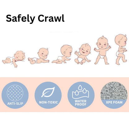 XPE Foam Kids Play Mat Baby Crawling Pad Floor Foldable Non-slip Carpet Ausie Sales