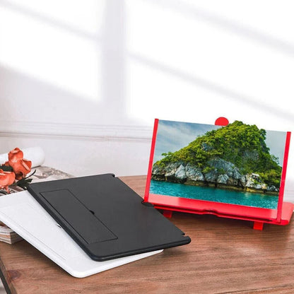 12" Folding Screen Magnifier Amplifier Stand 3D Adjustable Mobile Phone HD Video Ausie Sales