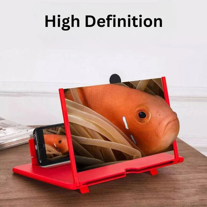 12" Folding Screen Magnifier Amplifier Stand 3D Adjustable Mobile Phone HD Video Ausie Sales