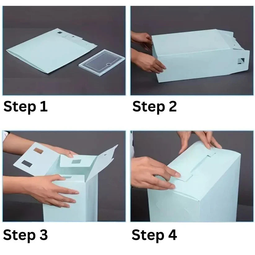 12pcs Foldable Clear Shoe Box Stackable Plastic Storage Case Organiser Rack Ausie Sales