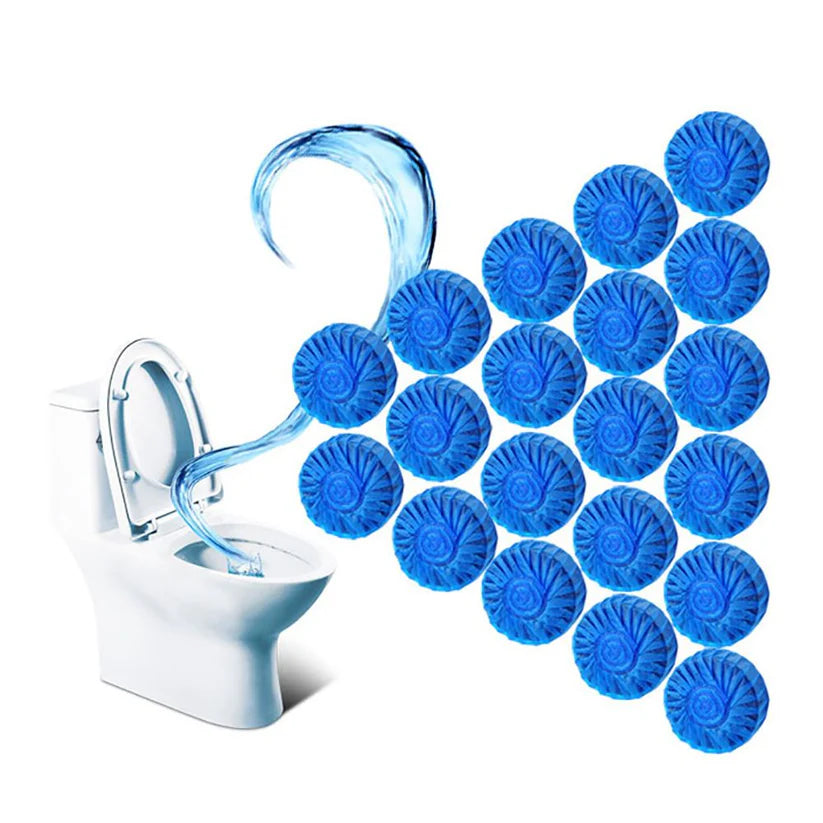 30PK Toilet Deodoriser Cleans Freshens Blocks Foaming Protect Ausie Sales