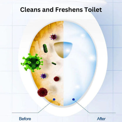 30PK Toilet Deodoriser Cleans Freshens Blocks Foaming Protect Ausie Sales