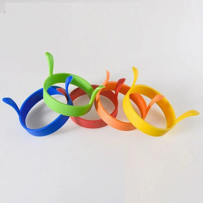 4/8pcs Silicone Egg Rings Kitchen Baking Tools Non Stick Pancake Handles Ausie Sales