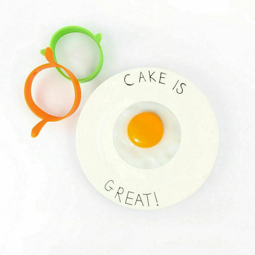 4/8pcs Silicone Egg Rings Kitchen Baking Tools Non Stick Pancake Handles Ausie Sales