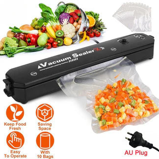 AU Plug Automatic Vacuum Sealer Food Packing Machine Vacuum Food Bags Ausie Sales