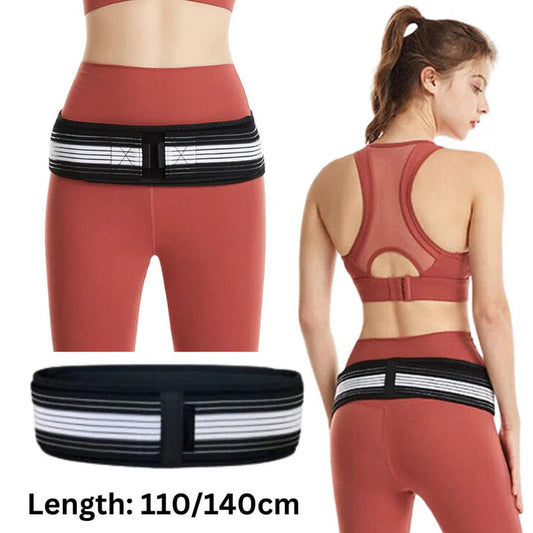 Men & Women Lower Back Pain Relieve Sciatica Waist Belly Support Belt My Store