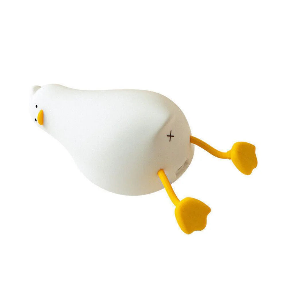 Night Light Lying Flat Duck Silicone Pat Lamp Cartoon Cute Children Lights Ausie Sales