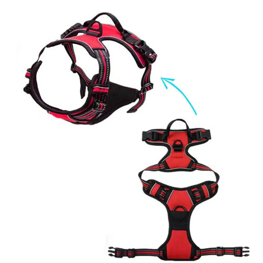 S-XL No-Pull Front Range Dog Harness Vest Adjustable Outdoor Handle Puppy Pet Ausie Sales