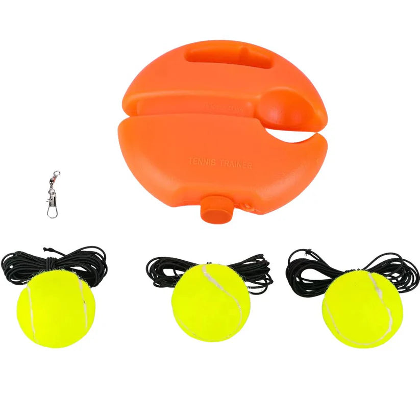 Single Solo Tennis Trainer Practice Rebound Balls w/ 3 String Balls Set Training Ausie Sales