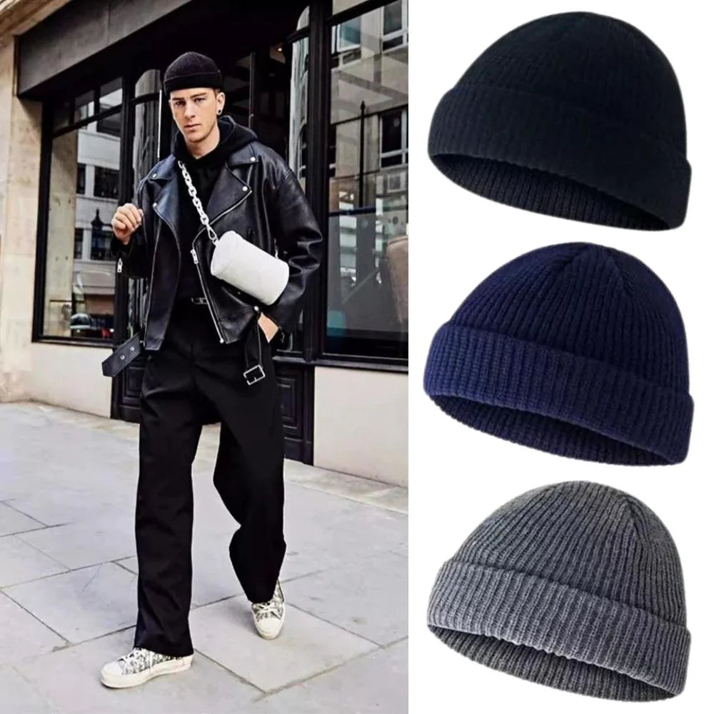 Unisex Beanie Men Women Plain Winter Ski Knitted Hat Cap Thermal Warm Knit Bulk Ausie Sales