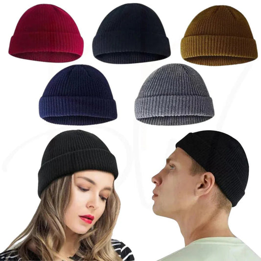 Unisex Beanie Men Women Plain Winter Ski Knitted Hat Cap Thermal Warm Knit Bulk Ausie Sales