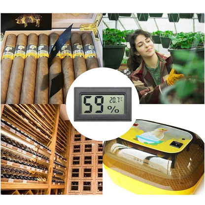 LCD indoor thermometer and hygrometer for home monitoring
