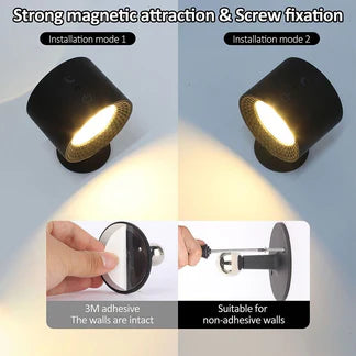 LED Wall Rechargeable Battery Reading Lights Wall Light Sconce Lamp Wall Mounted Ausie Sales