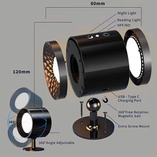 LED Wall Rechargeable Battery Reading Lights Wall Light Sconce Lamp Wall Mounted Ausie Sales