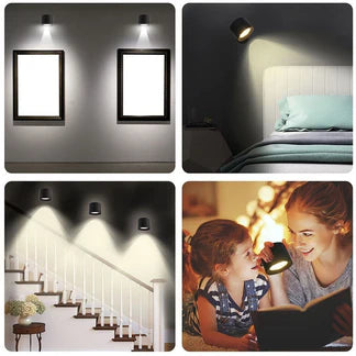 LED Wall Rechargeable Battery Reading Lights Wall Light Sconce Lamp Wall Mounted Ausie Sales