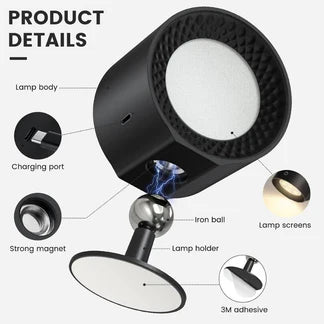 LED Wall Rechargeable Battery Reading Lights Wall Light Sconce Lamp Wall Mounted Ausie Sales