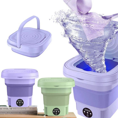 Lightweight mini washing machine for home and dorm use