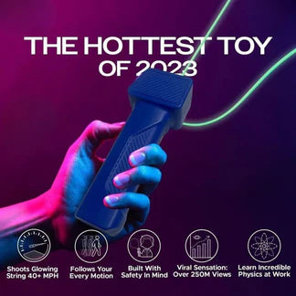 Light-up lasso toy for party games and outdoor 
