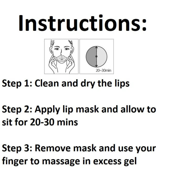 Lip Mask Shiny Moisturizing Hydrating Collagen Crystal Gel Lip Mask Plumping Lip NEW