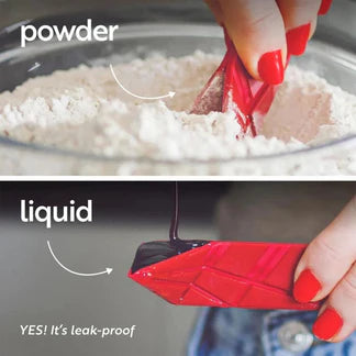 Multifunction Polygons Flat 3-in-1 Measuring Spoons - 2 Spoons with 6 Different Sizes Fold