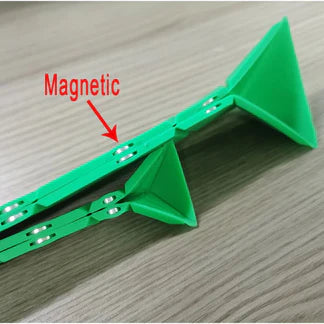 Multifunction Polygons Flat 3-in-1 Measuring Spoons - 2 Spoons with 6 Different Sizes Fold