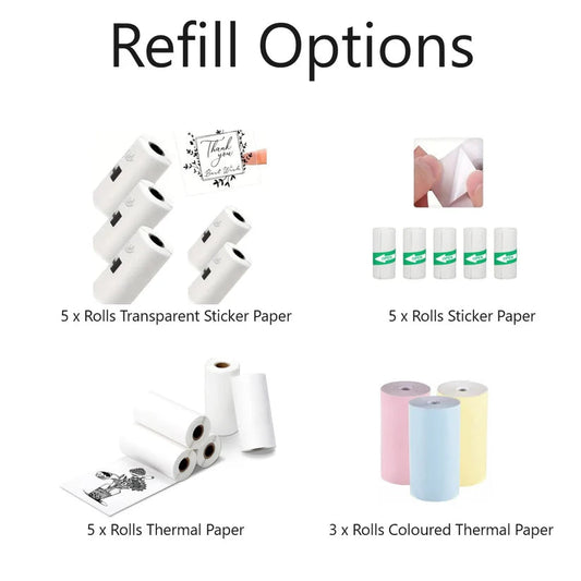 Mini Portable Wireless Thermal Pocket Phone Photo Printer My Store