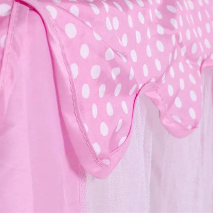 Pink Princess Castle Play Tent Kids Teepee Play House Outdoor Indoor