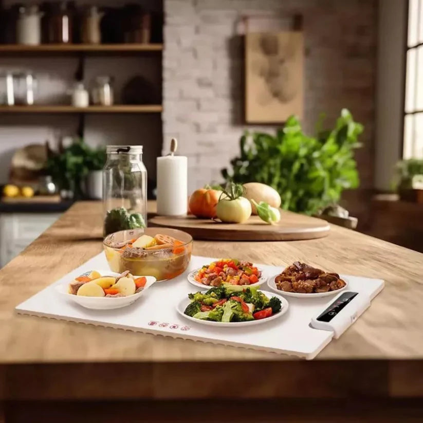 Portable Food Warming Mat Roll Up Heating Mat for Daily Use Party Gatherings